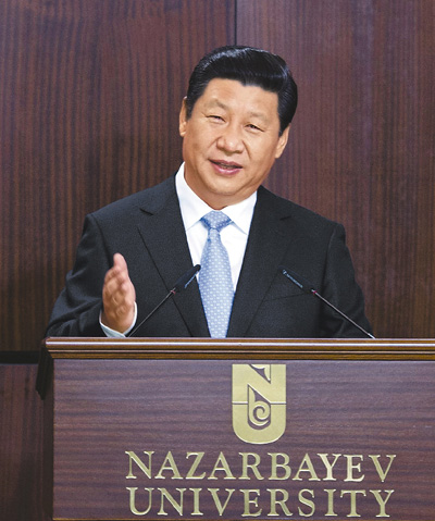 习近平的“一带一路”足迹<一>